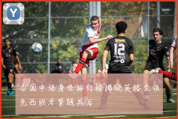 各国中场身价排行榜揭晓英格兰领先西班牙紧随其后